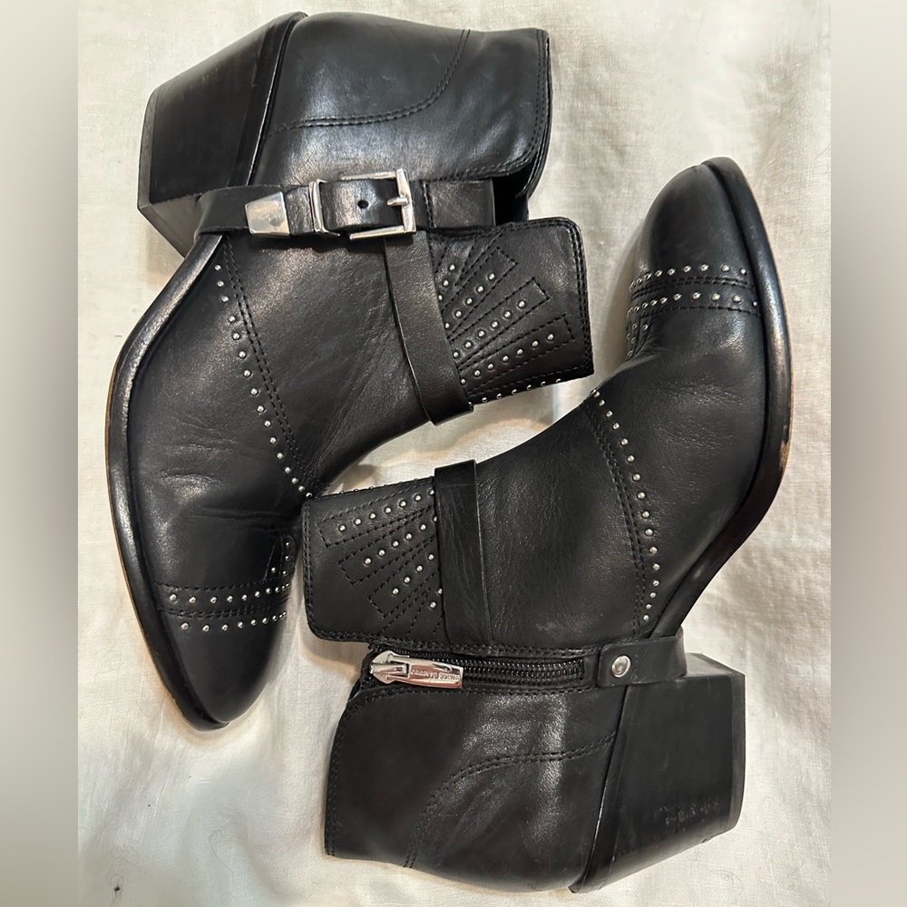 Vince Camuto Studded Leather booties